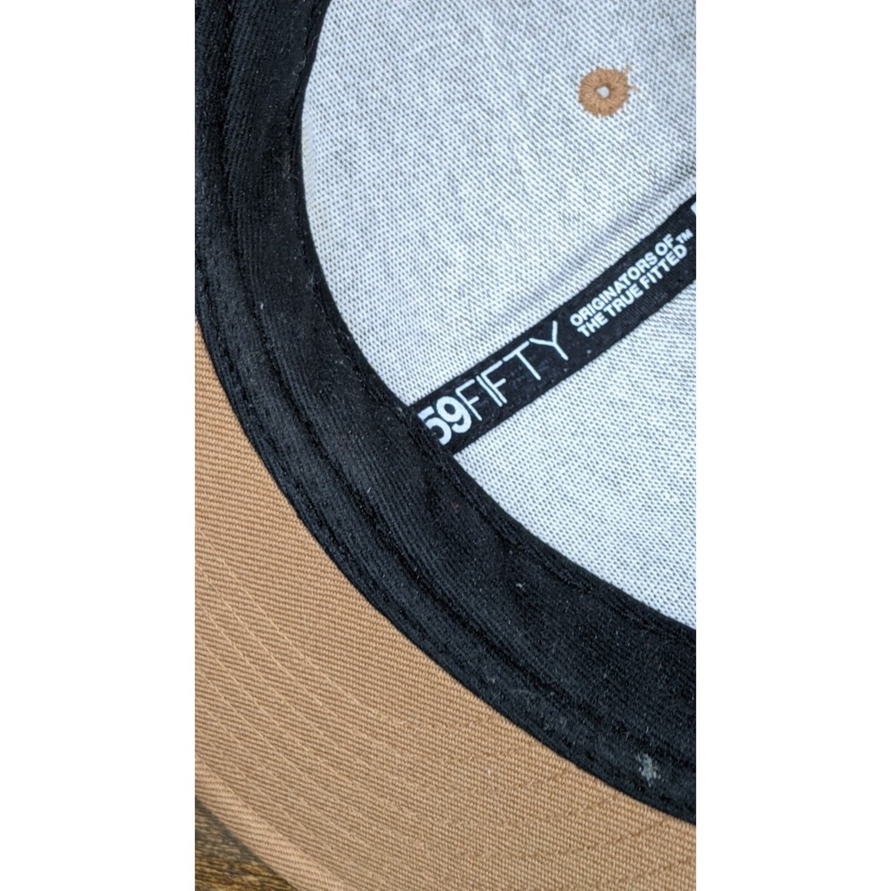 New Era 59FIFTY Florida Marlins Hat 7 3/4 Brown Fitted Cap Suede City Skyline ML - Picture 13 of 16